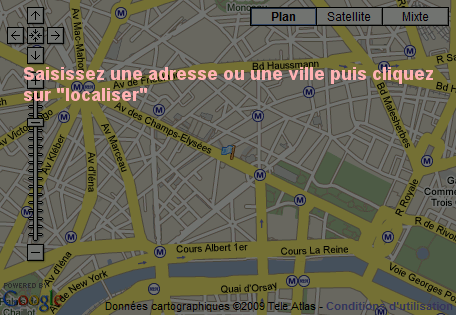 google map itinraire